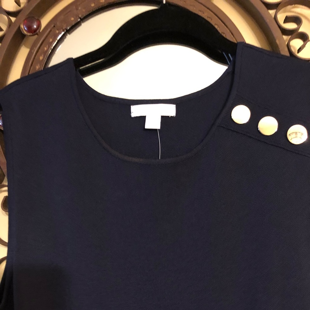 Navy blue dress